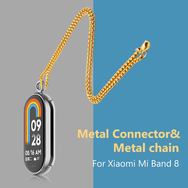 Adaptador De Pulsera Cadena de conectores de banda de reloj para Xiaomi Mi 8 (Conector +) Plata Oro Ehuebsd Para estrenar
