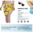 thumbnail image 7 of Kll Orange Print Women'S Sarong Coverups Short Bathing Suit Wrap Skirt Beach Wrap Swimsuit Cover Ups, 7 of 7
