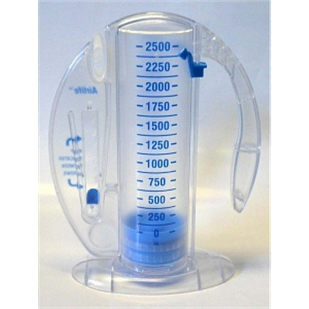 Carefusion AirLife Volumetric Incentive Spirometer 2500Ml, Box of 12 Model 001904A Walmart