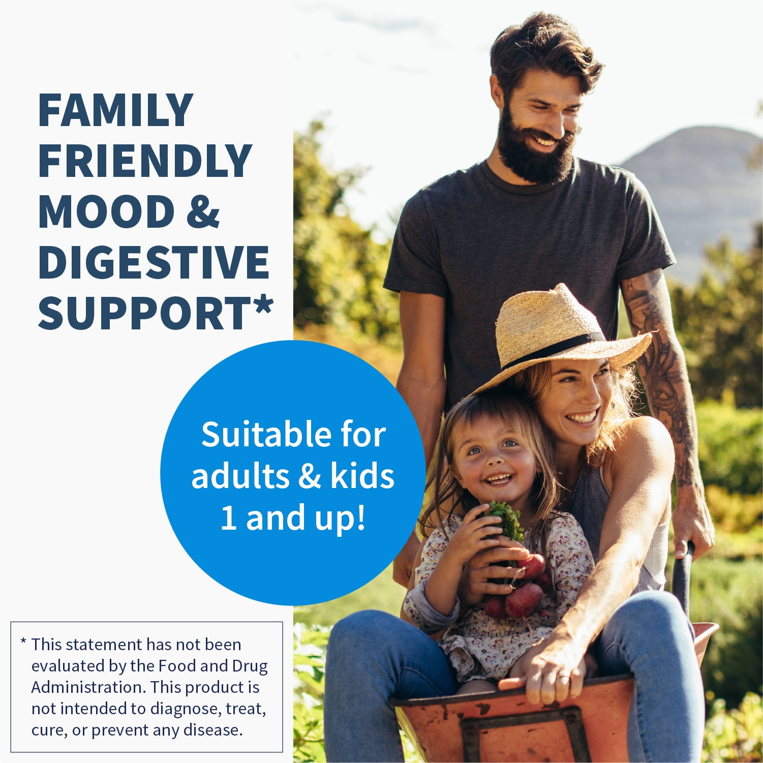 Mood Probiotic Powder - Klaire Labs Target gb-X with Bifidobacterium & Lactobacillus, Clinically Demonstrated to Promote Positive Mood, Shelf-Stable & Hypoallergenic for Men & Women (30