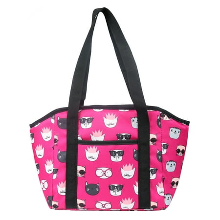 Mainstays Satchel Lunch Kit, Pink Cats