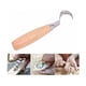 thumbnail image 3 of Cuchillo de gancho de precisión para doblar cucharas, herramienta ergonómica para tallar madera con hoja de acero inoxidable duradera para bricolaje, 3 of 5