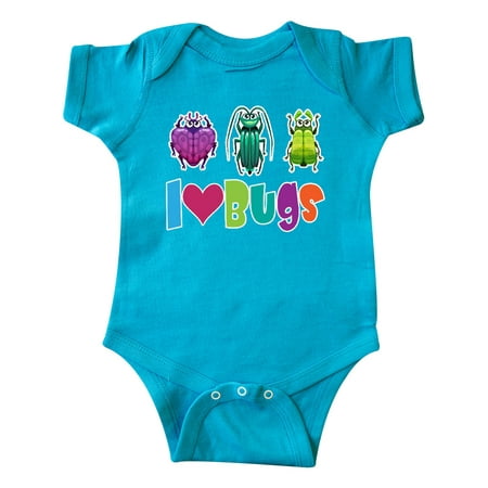 

Inktastic I Love Bugs Gift Baby Boy or Baby Girl Bodysuit
