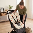 thumbnail image 5 of Cartoon Stroller Liner Pad Universal High Chair Cushion Breathable Carriage Seat Insert Soft Support Mat for Daily Walk Outdoor Camping and Road Trip Travel, 5 of 6