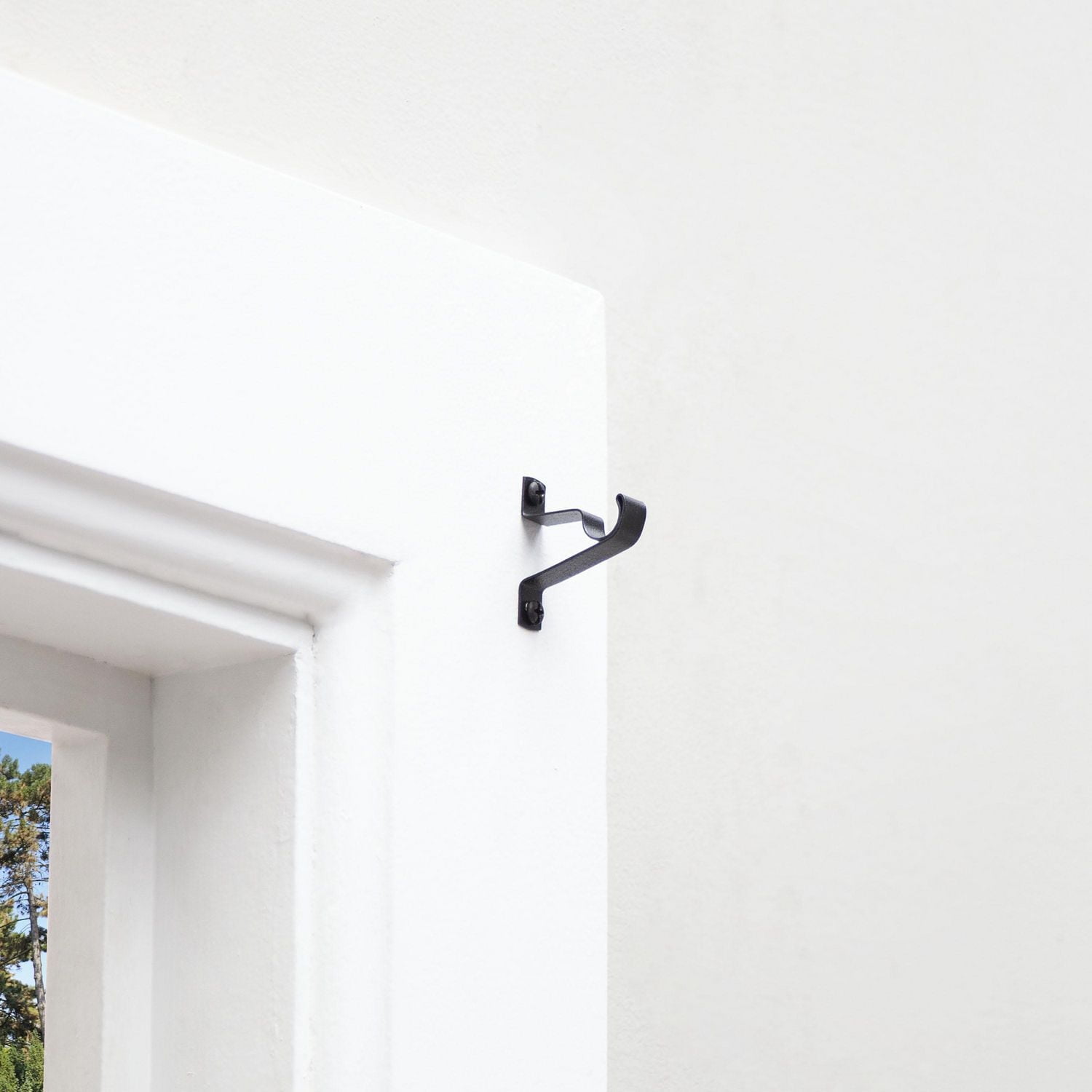 Mainstays Café Rod Brackets - Black