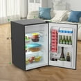 thumbnail image 4 of 4.3 Cu.Ft. Mini Refrigerator, With Refrigeration and Preservation, 2 Slide Out Glass Shelves, Portable Compact Fridge, Mini Refrigerator for Bedroom, Office, Dorm, 4 of 7
