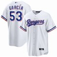 thumbnail image 1 of Camiseta de béisbol clásica de la Serie Mundial 2023 de Adolis García de los Texas Rangers, blanca, con número de estrella bordado.-L, 1 of 2