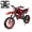 Black, variant on 49cc 2-Stroke Gas Dirt Bike for Kids 8+, Mini Gas Powered Dirt Bike with Front & Rear Suspension, Disc Brakes, Adjustable Speed Control, Kill Switch, Pull Start, 28 MPH, Red