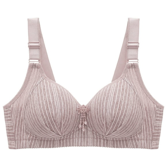 WTXUE Bras for Womens | Full Coverage Push-up Wirefree Curve Women Cup Light Padded Underwire T Shirt Bra Comfort Daily Essentialss Support | 1 Piece Hot Pink Size 38