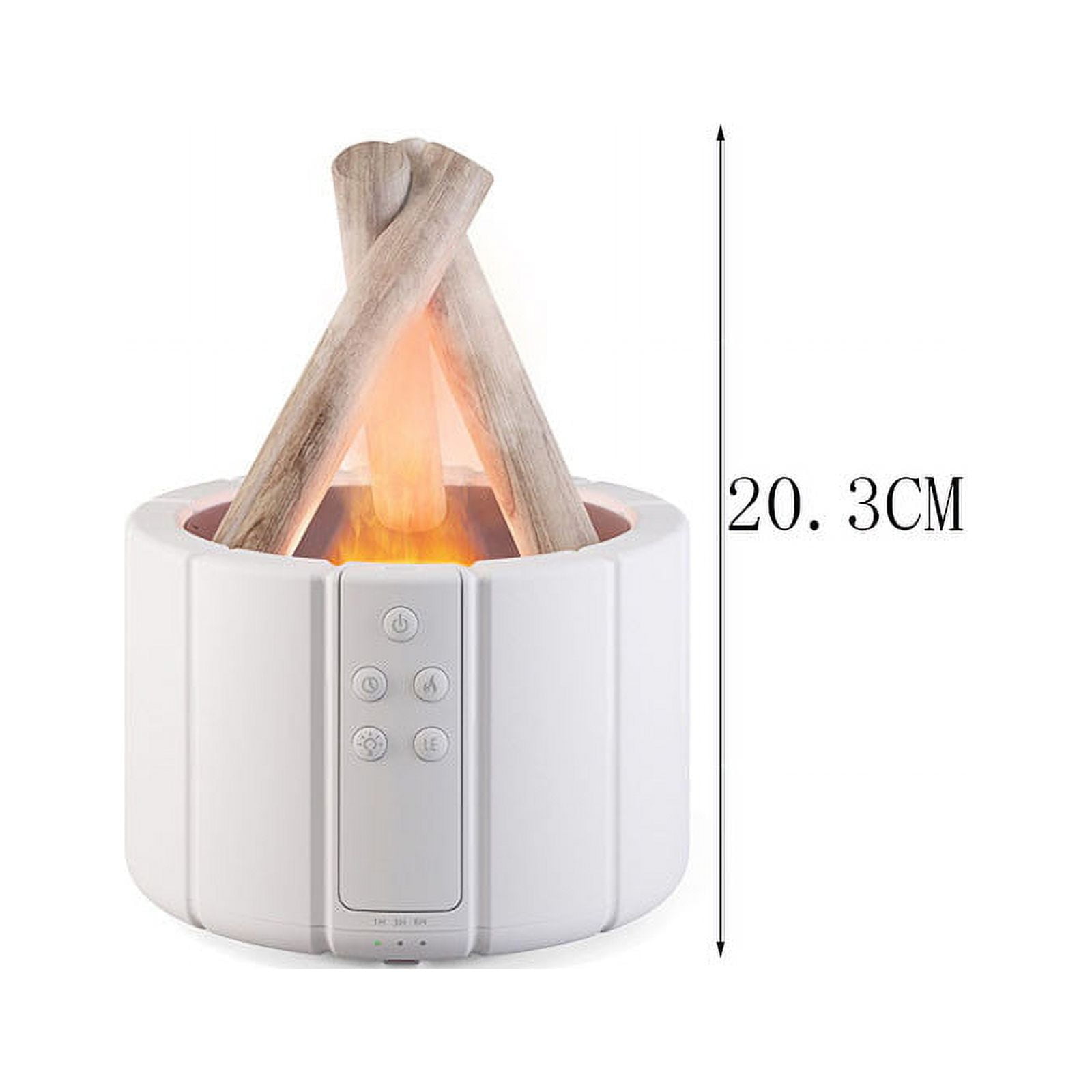 SPOORYYO Remote Control Flame Light Humidifier with Aromatherapy Function, Quiet Mist Maker for Bedroom Use, Enhances Mood and Air Quality
