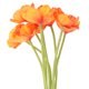 thumbnail image 3 of 8pcs Flor de Amapolas de Simulación Ramo Artificial Adornos de Compromiso de Cumpleaños 7 naranja BLESIY Flores artificiales, 3 of 8