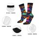 thumbnail image 5 of Fotbe Colorful Dinosaur Calcetas Largas con Estampado para Hombre y Mujer – Calcetas de Compresión Transpirables y Elásticas, Viajar y Uso Diario Talla 5-11, 5 of 6