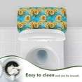 thumbnail image 4 of ZIATUBLE Sunflower Toilet Protective Cover Dustproof Toilet Water Tank Cover Universal Toilet Tank Lid Easy to Clean Toilet Tank Lid Covers for Bathroom Home Indoor Decoration, 4 of 5