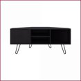 thumbnail image 4 of TV Furniture | Mid-Century Modern Compact TV Stand for Small Spaces | Black | Engineered Wood, 4 of 7