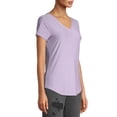 thumbnail image 4 of No Boundaries Juniors Short Sleeve Brushed V-Neck T-Shirt, 4 of 6