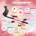 thumbnail image 3 of Kit de extensiones de pestañas DNSGOOR DIY, 684 unidades, pestañas rizadas de 10 a 18 mm en D, 3 of 9