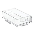 thumbnail image 2 of Refrigerator Storage Box Clear Kitchen Cabinet Storage Box Drawer PET Egg Food Organizer Fruit Fresh-keeping Container, M, 2 of 8