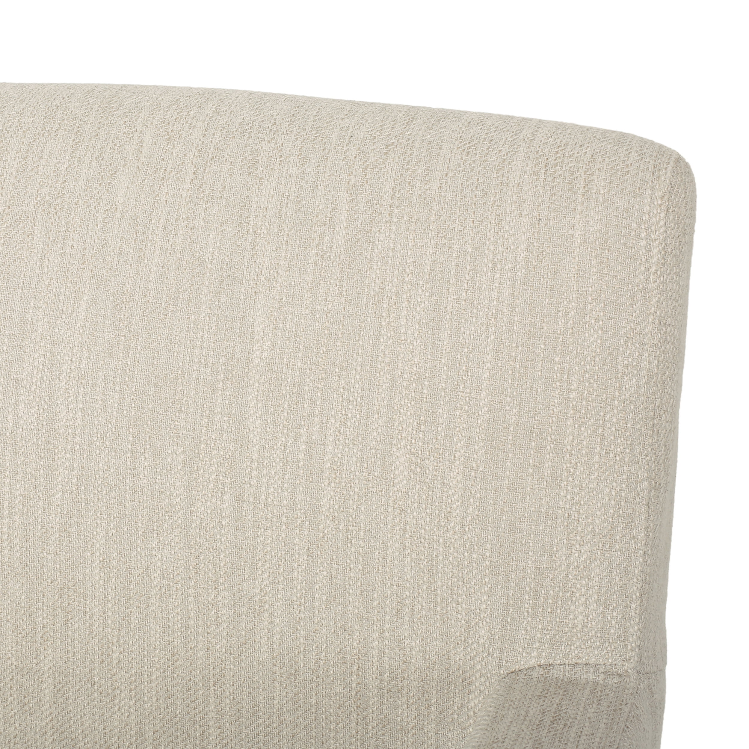 Noble House Deville Indoor Fabric Upholstered Wood 30.5 inch Barstools with Full Back, Set of 2, Beige