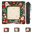 thumbnail image 2 of Christmas Mahjong Mat With Bag, 31.5"X31.5", Anti Slip Noise Reducing Mahjong Mat With Bag For Mahjong, Poker, Board Games; Mahjong Accessories For Christmas Nights, Parties, And Family Gatherings, 2 of 5