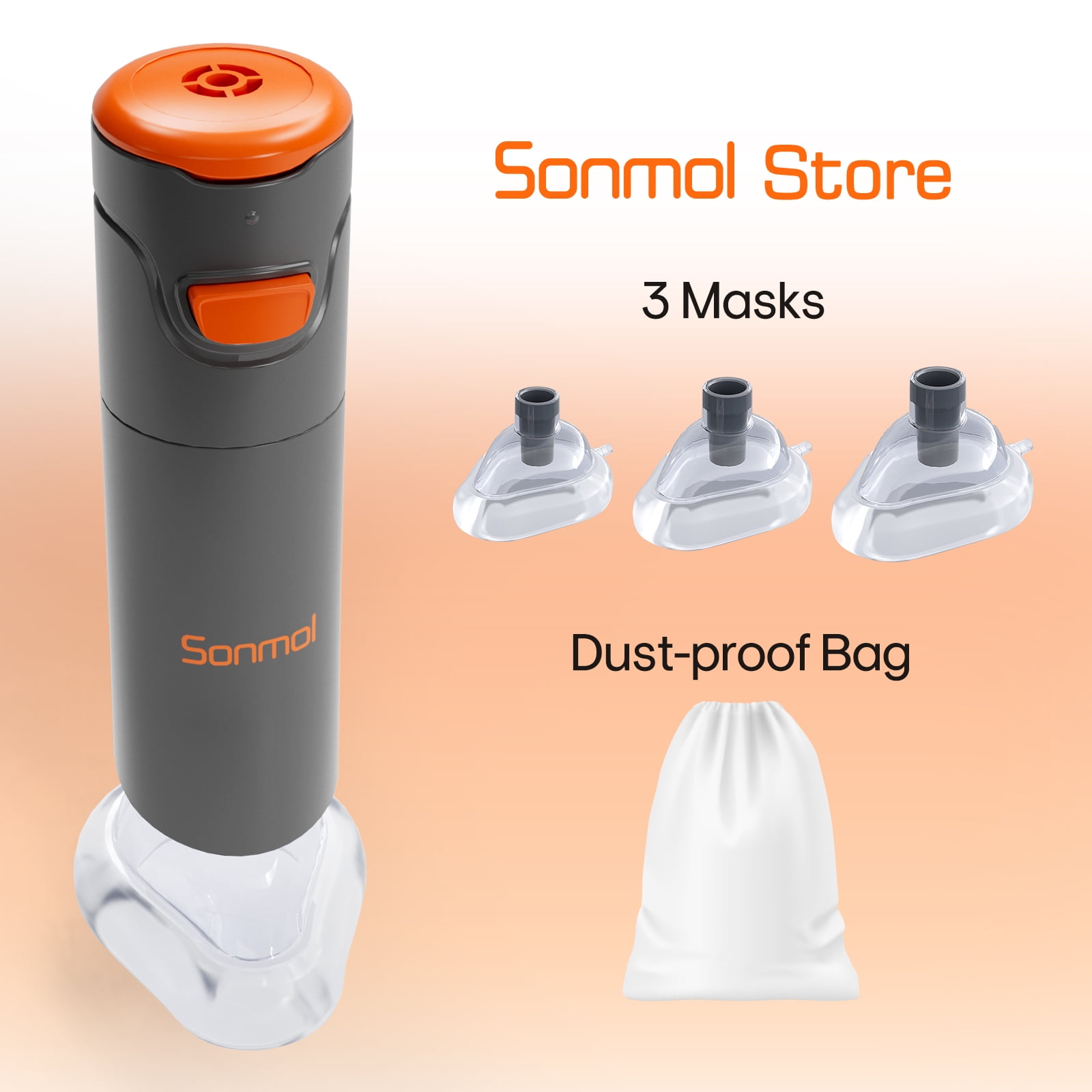 Sonmol Portable First Aid Kit, Dust-Proof Bag Included, Easy to Use, for Kids and Adults