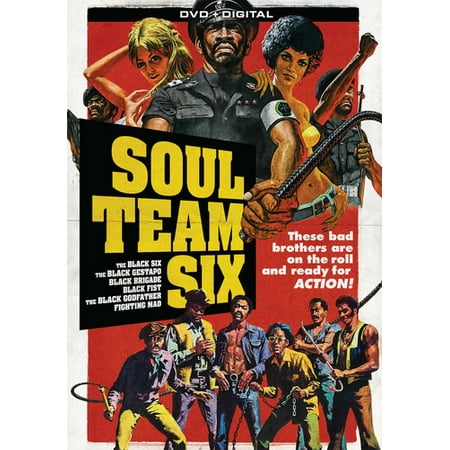 Soul Team Six: 6 Blaxploitation Film Collection (DVD)