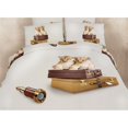 thumbnail image 1 of Dolce Mela DM484T Ensemble de Literie Imprimé Animal 4 Pcs Housse de Couette, Simple, 1 of 3