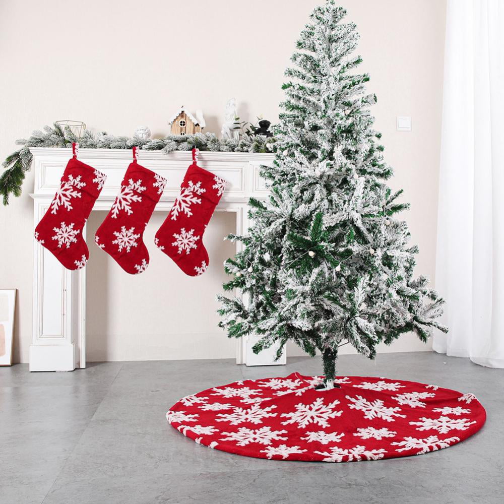Flag PATRIOTIC SNOWMAN USA 20" dia Christmas Mini Tree Skirt