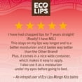 thumbnail image 3 of Eco Lips Mongo Kiss® Organic Lip Balm, 6 Pack Variety [Pomegranate, Yumberry, Blood Orange], 3 of 7