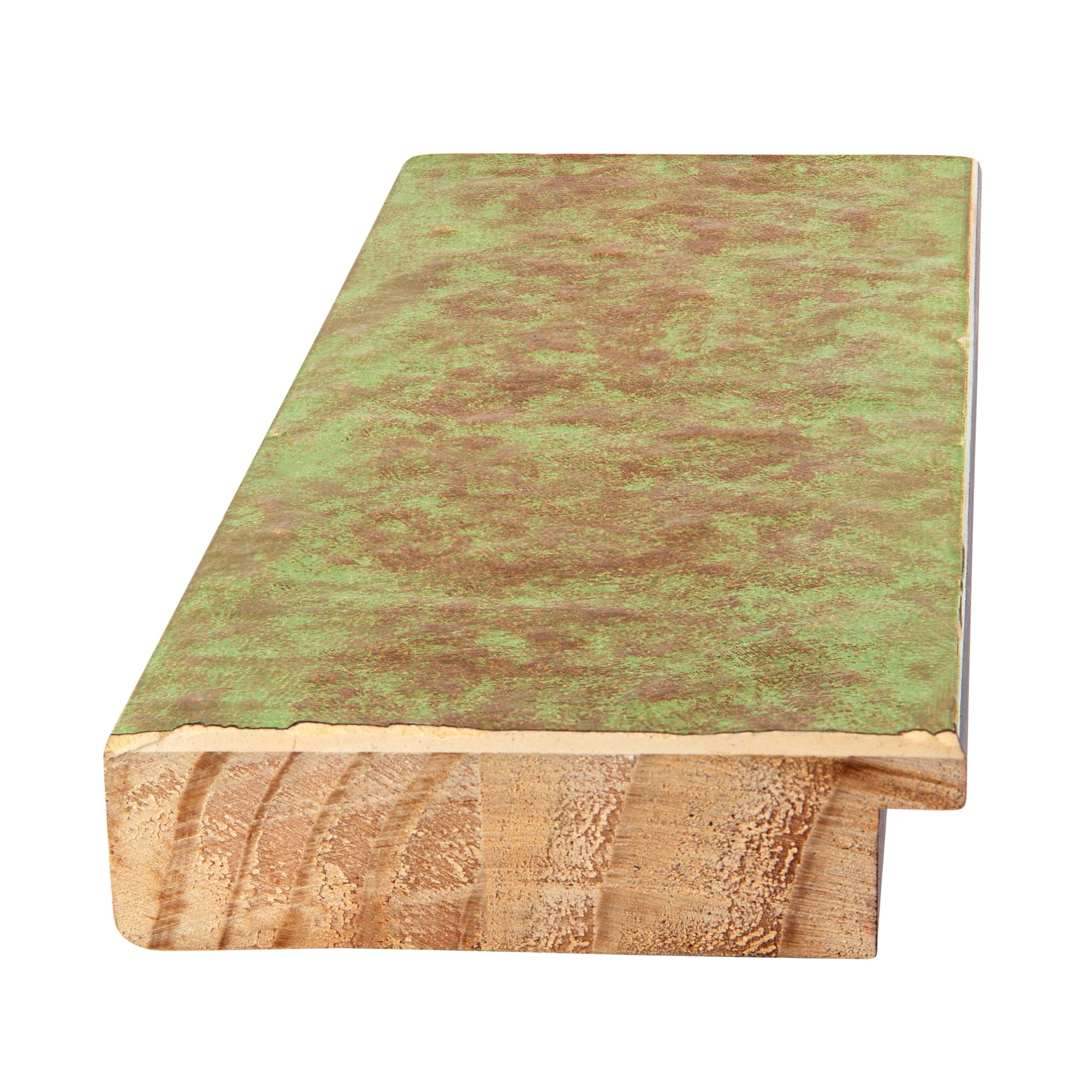 ArtToFrames 18" x 24" Aged Copper Green Picture Frame, 18x24 inch Green Wood Poster Frame (WOM-4954)