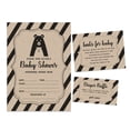 thumbnail image 1 of Inkdotpot Set Of 30Bear Jungle Animals Rustic Baby Shower Invitations-Diaper Raffle Tickets And Baby Shower Book Request Cards Invites Its A Boy Its A Girl, 1 of 1