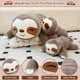 thumbnail image 2 of Peluche Perezoso Ponderado SQEQE Almohada Suave de 25 cm y 0.4 kg, 2 of 9