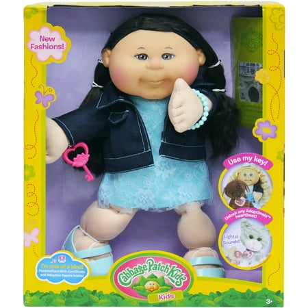 Cabbage Patch Kids Trendy Doll Dark Hair Brown Eye Girl Walmart Com