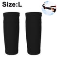 thumbnail image 1 of 1 Pair Soccer Shin Guard Sock, Leg Performance Support Football Compression Calf Sleeves with Pocket Can Holding Shin Pads, Comfo, 1 of 9