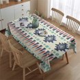 thumbnail image 2 of Rectangle Waterproof Tablecloth 60×84 Inch,Bohemian Style Reusable Indoor/Outdoor Durable Table Cover for Party Kitchen Dinner Room Decor, 2 of 5
