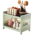 thumbnail image 1 of Bangcool Countertop Shelf Plastic 2-Tier Detachable Bathroom Organizer Kitchen Spice Rack, 1 of 10