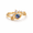 Black Vermeil, variant on JewelryLoversZone Vintage Round Shaped Alexandrite Engagement Ring with Curve Wedding, Anniversary Band Personalized Jewelry Gift Silver 3