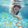 thumbnail image 4 of 6 Pack Pool Diving Toys Water Swimming Pool Diving Rings Toys for Kids Colorful, 4 of 5
