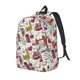 thumbnail image 1 of Disketp London Landmark1 print Canvas Backpack Lightweight Travel Daypack Student Rucksack Laptop Backpack-Small, 1 of 5