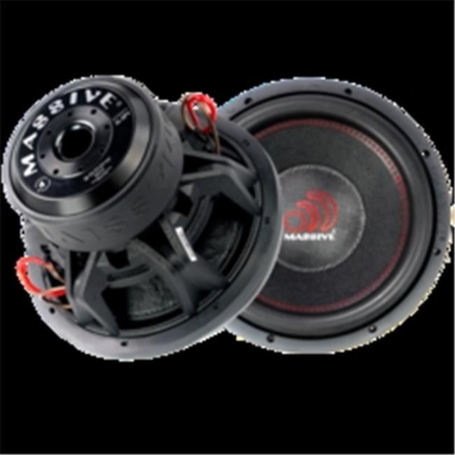 Massive Audio 12 in. Subwoofer Dual 4 Ohm 1500W RMS & 3000W Maximum