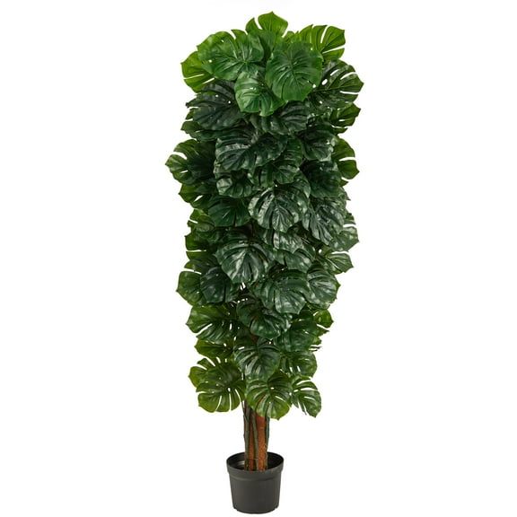 Nearly Natural 70" Monstera Artificial Tree (Indoor/Outdoor)