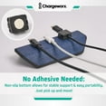 thumbnail image 6 of Chargeworx Magnetic Cord Holder, 12 Magnetic Cable Clips Included | Cable Management Desk Organizer, Strong Magnet Office Desk Accessories, Cable Organizer, Wire Management (4-PK Navy), 6 of 7