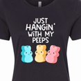 thumbnail image 4 of Inktastic Easter Hangin' with My Peeps Women's T-Shirt, 4 of 5