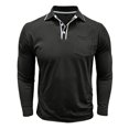 thumbnail image 5 of Men’s Lapel Button T-Shirt Casual Business Everyday Top, 5 of 8