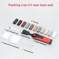 thumbnail image 4 of Tile Floor DIY Repairing Tool Set Multifunction Porcelain Furniture Repairing Tool Set Scratch Nail Hole Crack Filler Tool Set Household Handheld Melting Wax Tool Set, 4 of 6