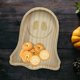 thumbnail image 4 of Platos de madera de Halloween, plato de calabaza para la cena, bandeja de exhibición de aperitivos para servir dulces de , vajilla para BLESIY Bandeja de servicio de calabaza, 4 of 7
