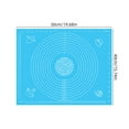 thumbnail image 2 of Extra Large Baking Mat With Measurements Non Stick EVA Baking Mat For Rolling Dough Non EVA Baking Kitchen Countertop Mat (Blue Background White Letters)., 2 of 3