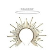 thumbnail image 3 of Bandeau Mary Halocrown Baroque Diadème Couronne à Pointes Halocrown Sunburst Grec, 3 of 3