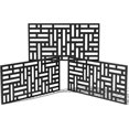 thumbnail image 1 of Outdoor Privacy Screen Series - Panneau d'Écran d'Intimité Bloc (Intimité de 65 %) / Fabriqué en Plastique Durable et Résistant aux Intempéries / Décor Moderne pour Patios, Murs d'Intimité, Clôtures, 1 of 6