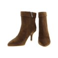 thumbnail image 3 of Vince Camuto Womens Amvita Suede Stilettos Ankle Boots, 3 of 3