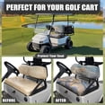 thumbnail image 5 of Aplkyhs Moon Sun Print Golf Cart Seat Towel Blanket Golf Cart Seat Covers Golf High Quality Golf Cart Seat Cover Stylish Club Car Precedent Seat Covers Keep Seats Cool, 5 of 7